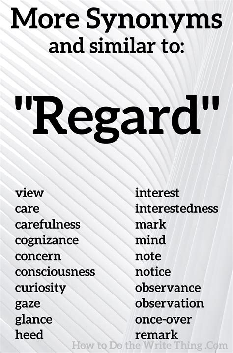 synonyms for regarding|in regards other term.